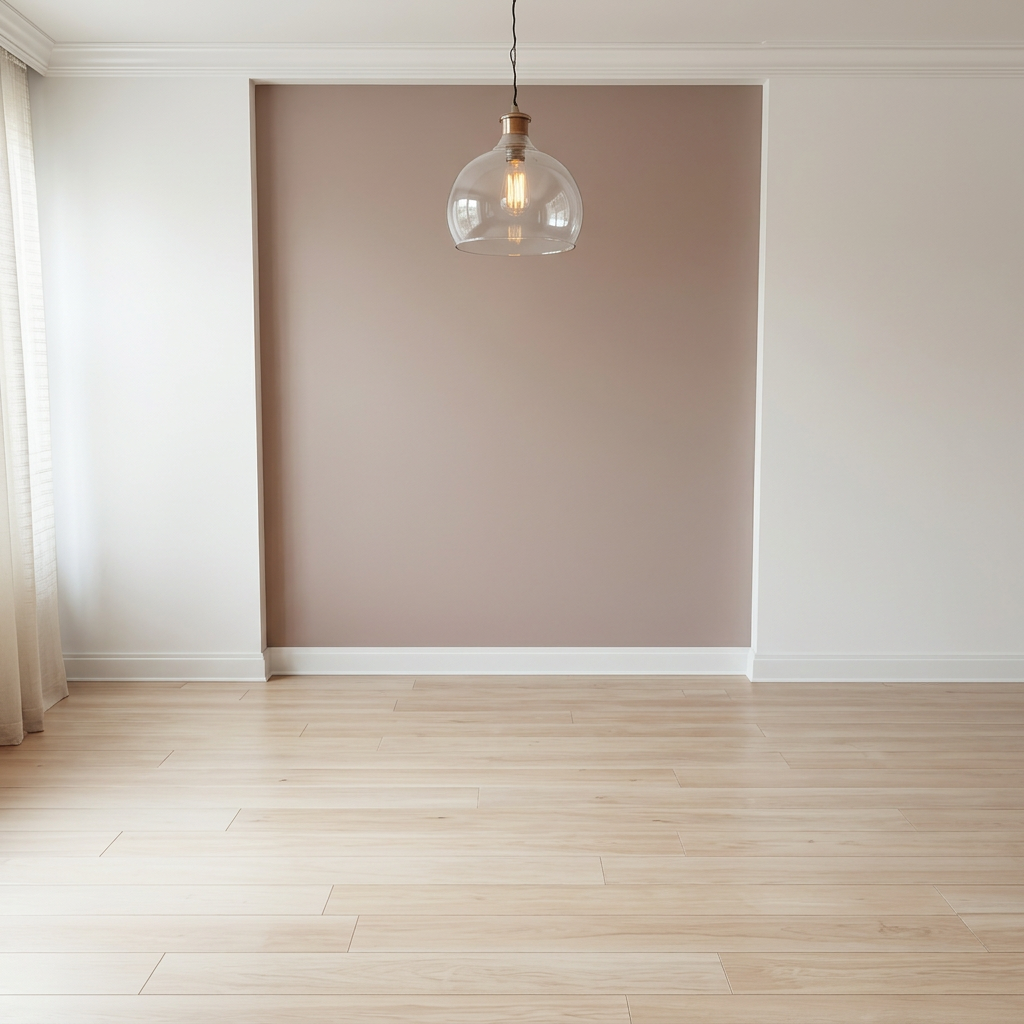 Chambre vide vers chambre décorée